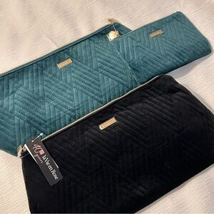 3 la Vie en Rose Velvet Cosmetic Bags
